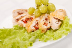 Stuffed chicken rolls